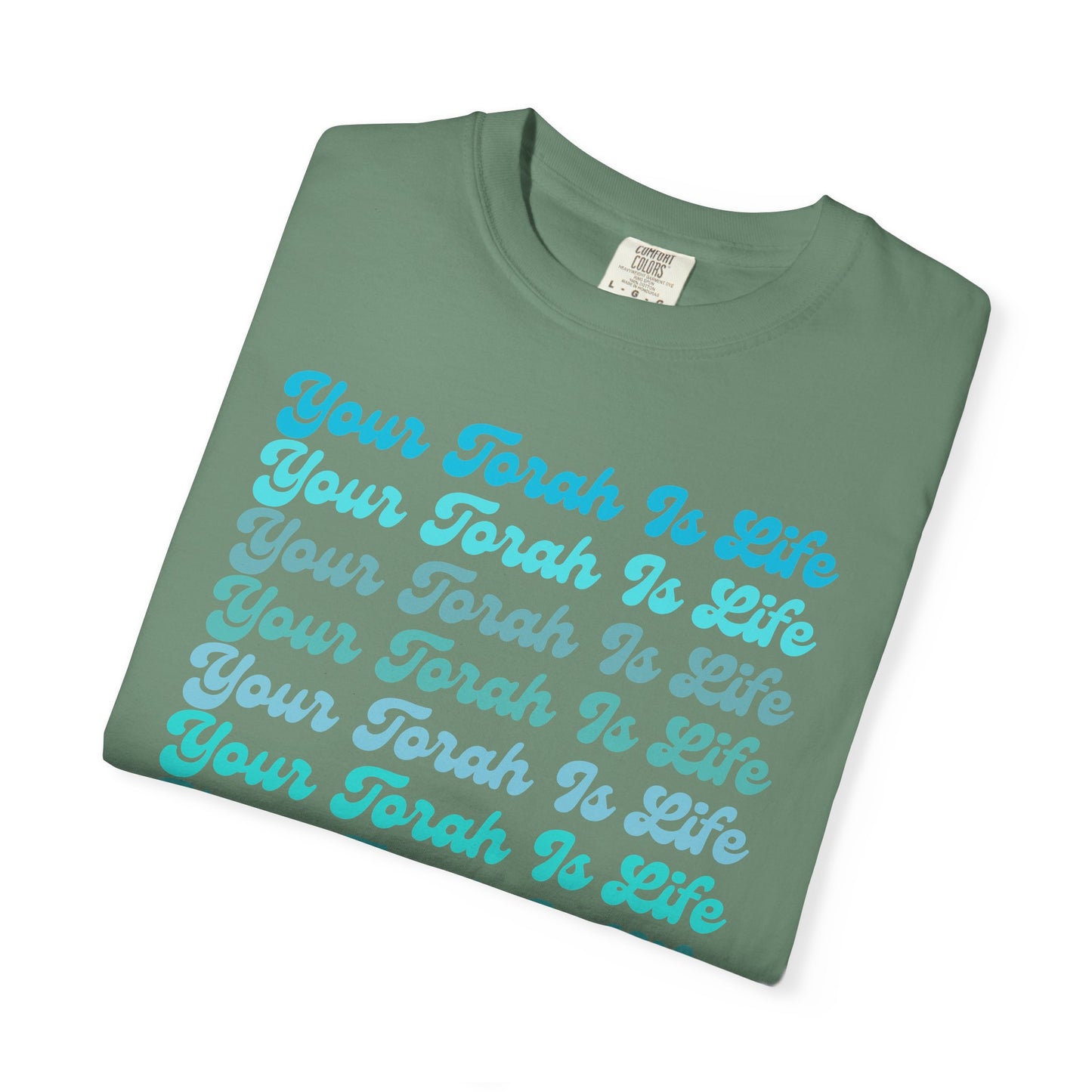 Your Torah Is Life Inspirational T-Shirt - Spiritual Gift, Faith-Based Apparel, Casual Wear, Bible Quote Shirt, Feast and Fellowship Tee