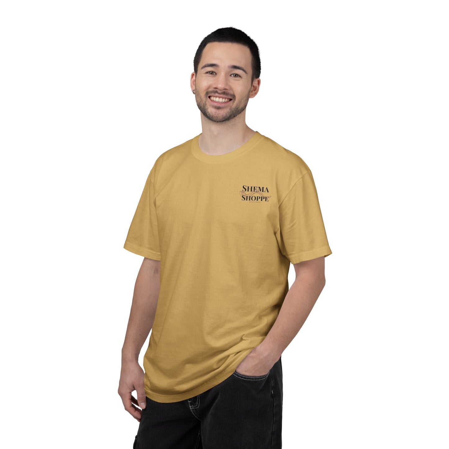 Open your Mouth Garment-Dyed T-Shirt — Rescue the Oppressed Back Print