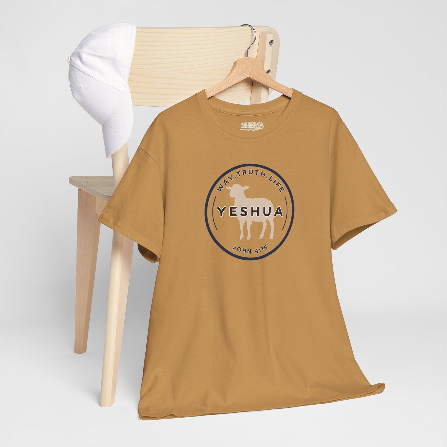Yeshua 'Way, Truth, Life' Heavy Cotton Graphic Tee