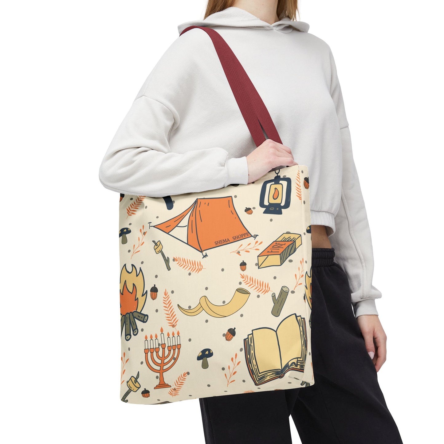 Sukkot Tents Tote Bag (AOP)