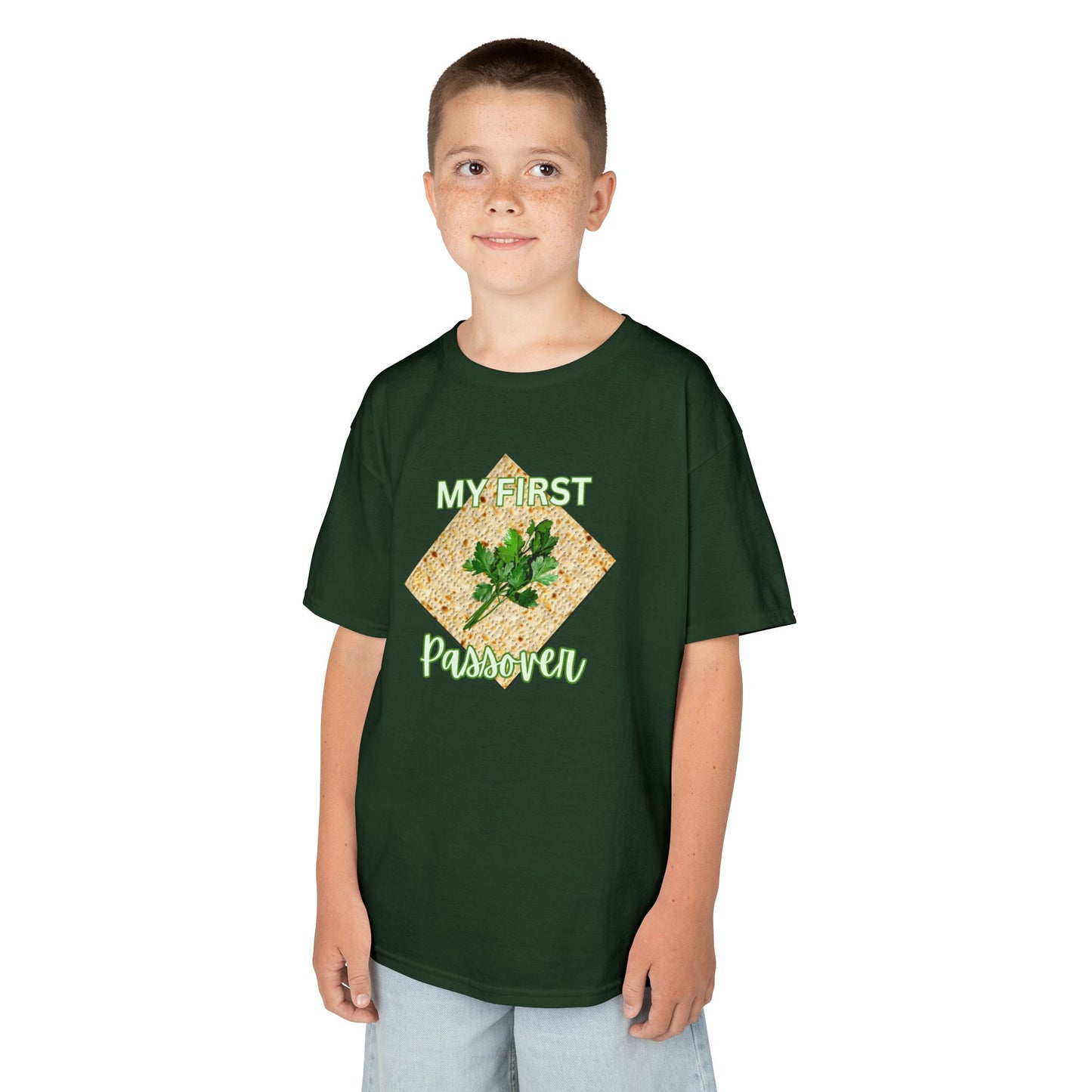Kids T‑Shirt “My First Plant Parent” Green Succulent Garden Tee
