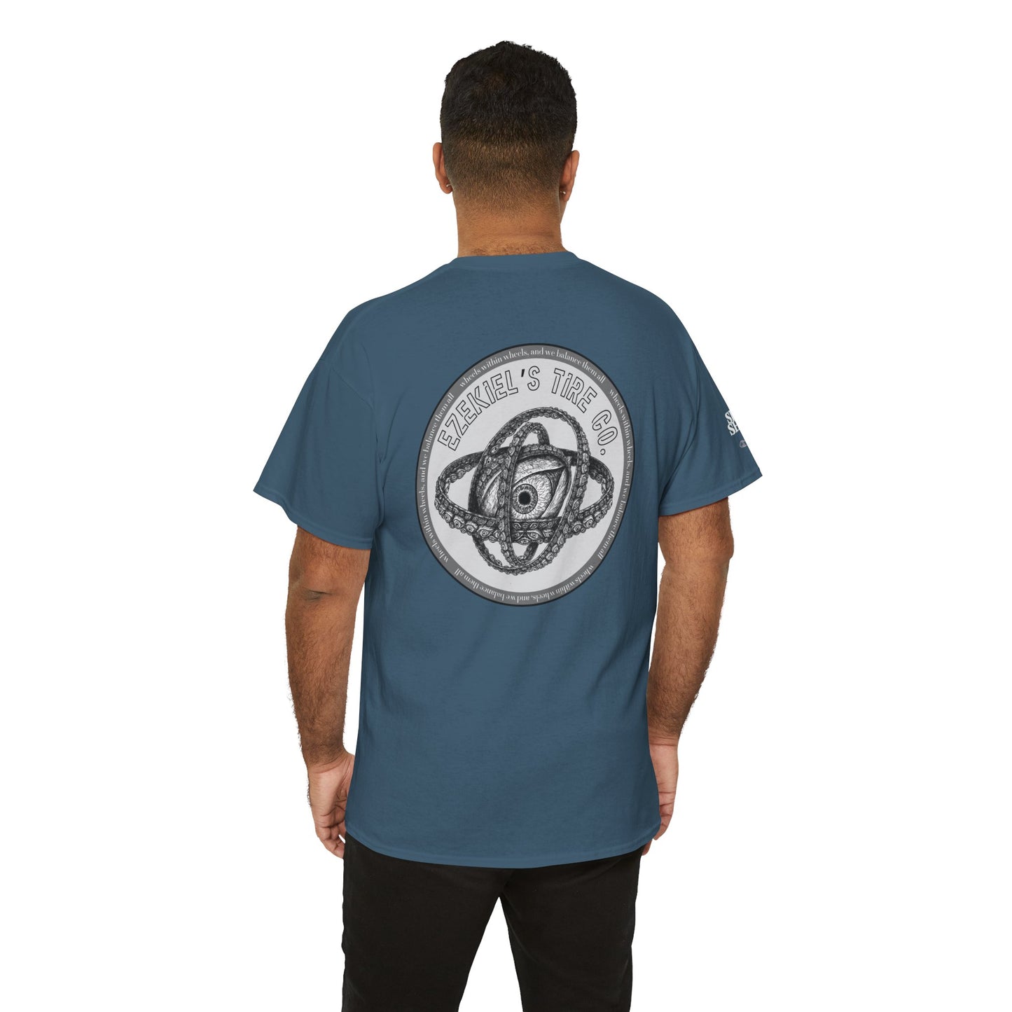 Ezekiel's Tire Company Shirt - Funny Biblical Unisex Cotton Tee
