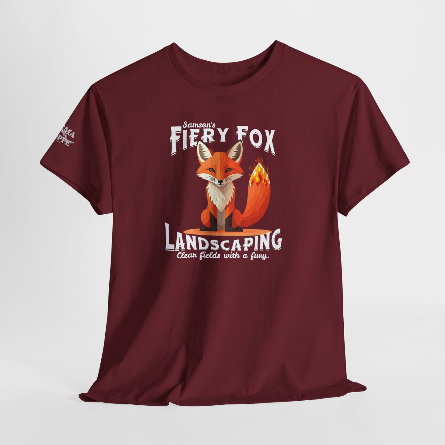 Fiery Fox Landscaping Unisex Heavy Cotton Tee - dark shades