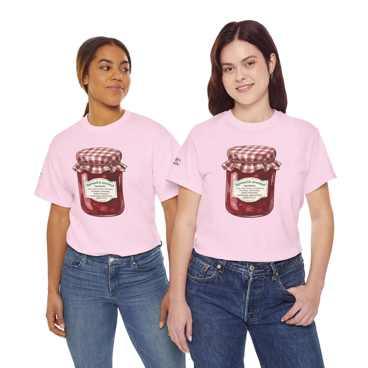 Fruit Of The Spirit Graphic Tee — Vintage Preserves "Spread it Around" T‑Shirt Galations