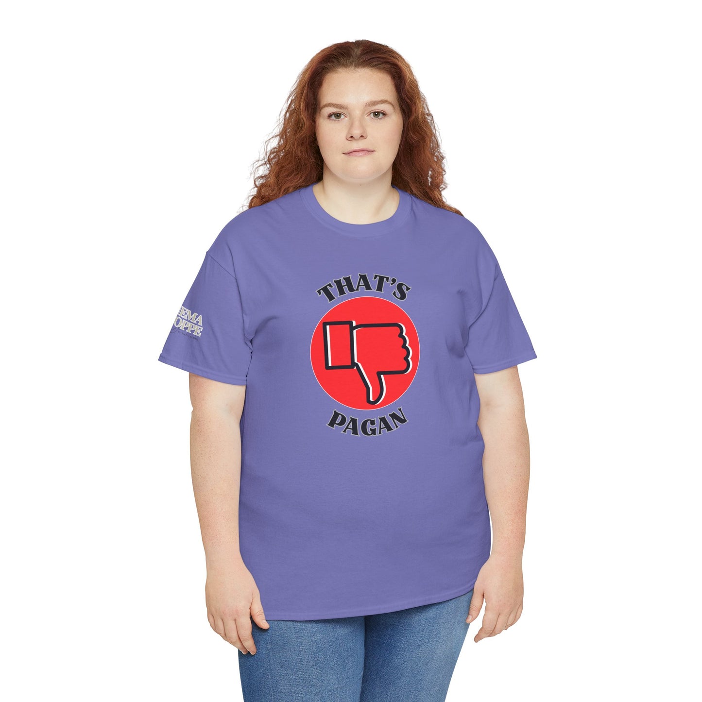 That's Pagan T-Shirt —Thumbs-Down Pagan Graphic Tee