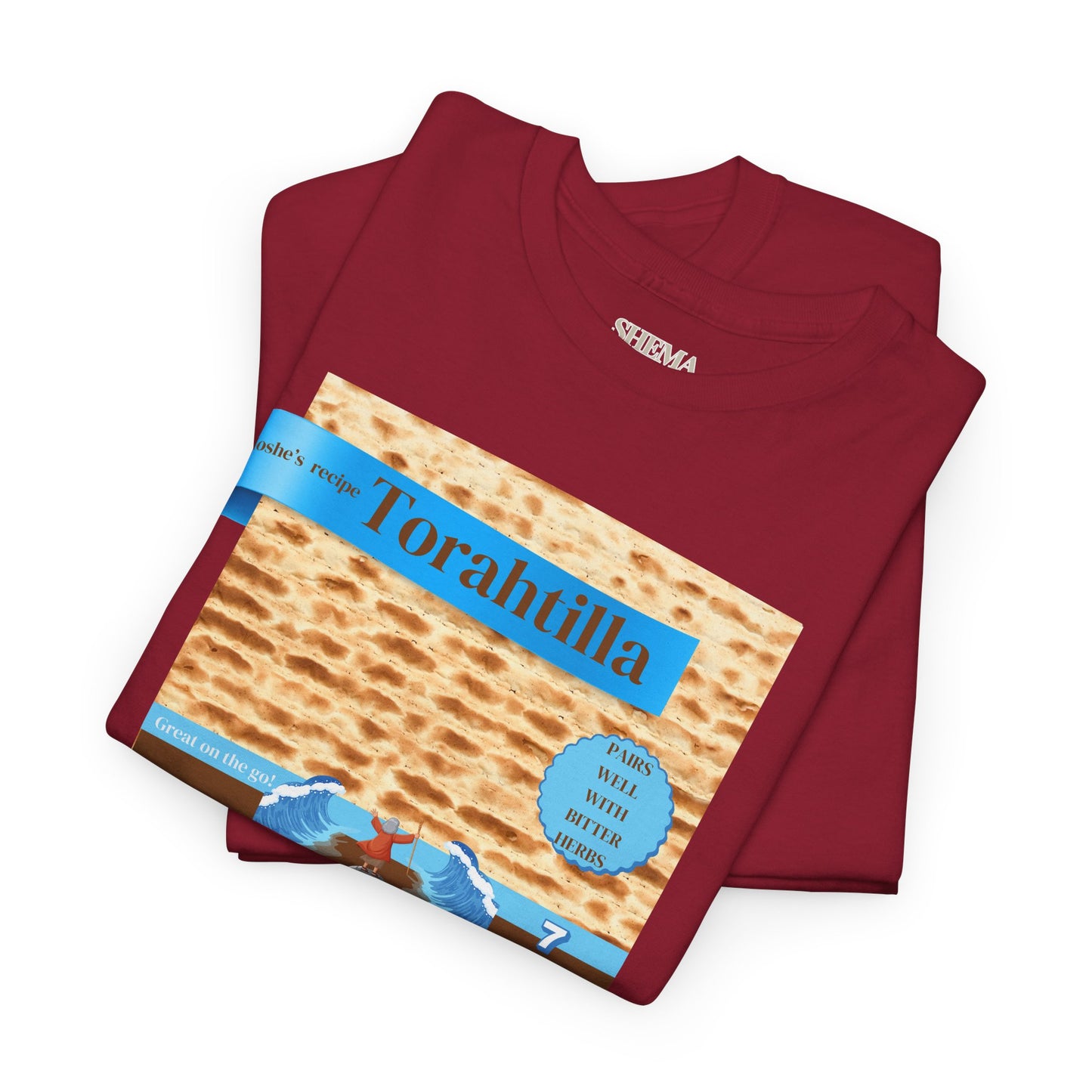 Passover Matzo Unisex Tee - Moshe's Recipe Torahtillas Cotton Funny Shirt