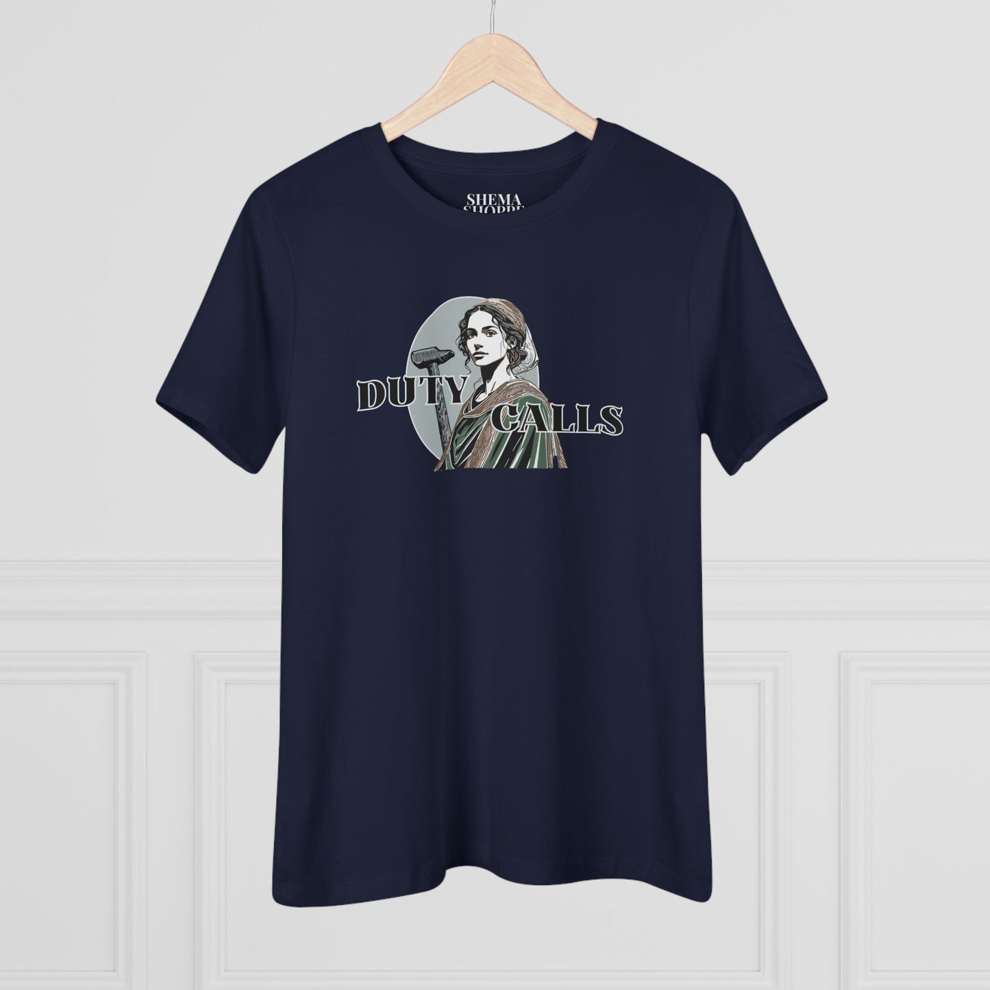 Duty Calls Yael Strong Woman Cotton Bible Shirt