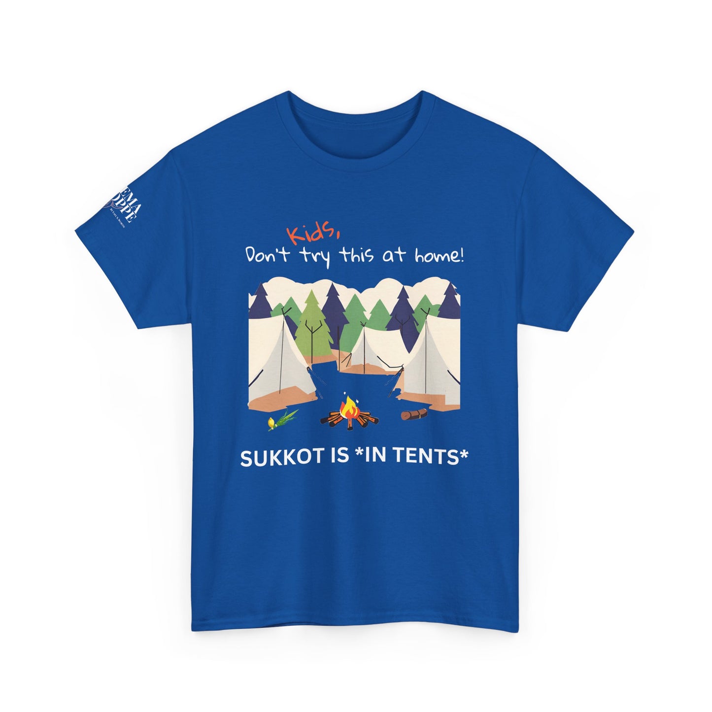 Kids, Don't Try This At Home Sukkot Shirt, dark colors