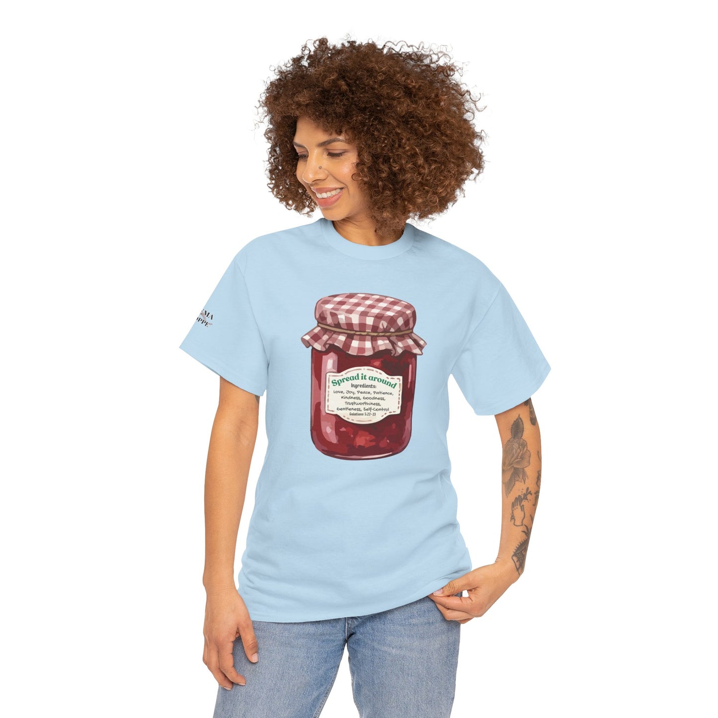 Fruit Of The Spirit Graphic Tee — Vintage Preserves "Spread it Around" T‑Shirt Galations