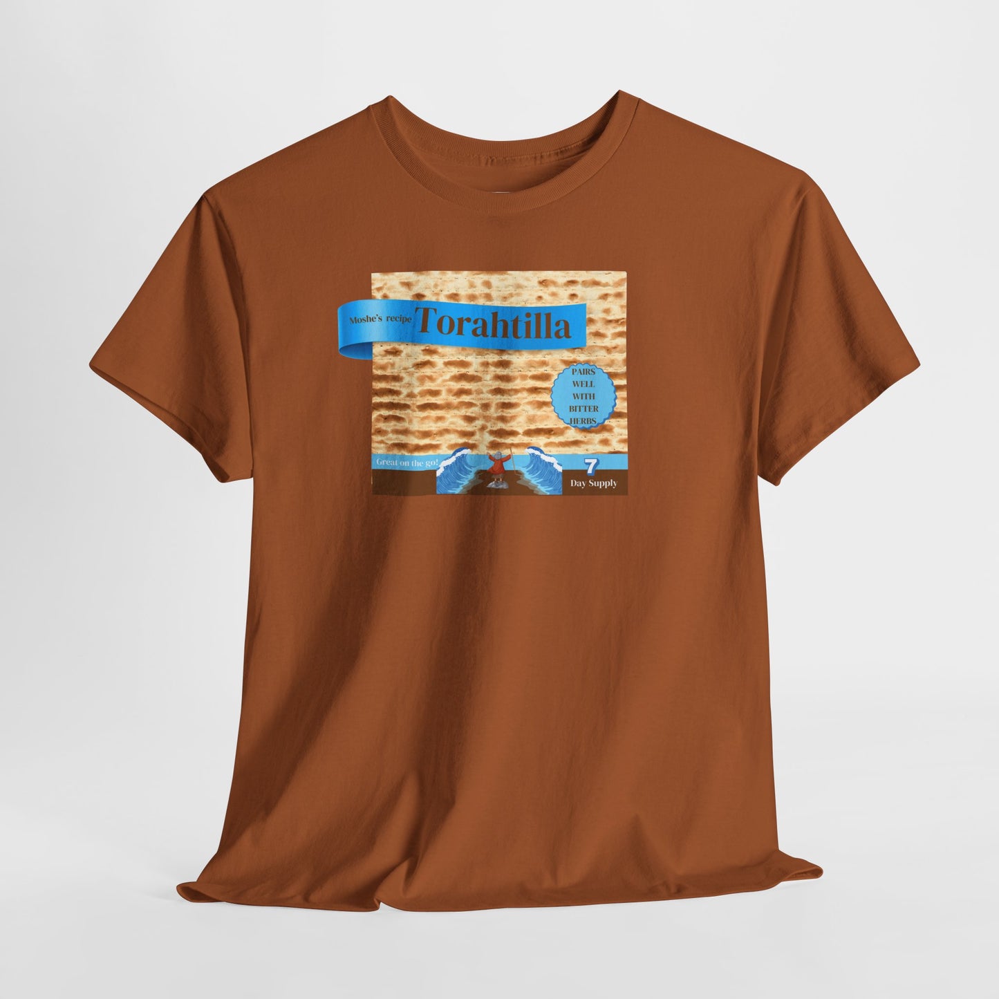 Passover Matzo Unisex Tee - Moshe's Recipe Torahtillas Cotton Funny Shirt