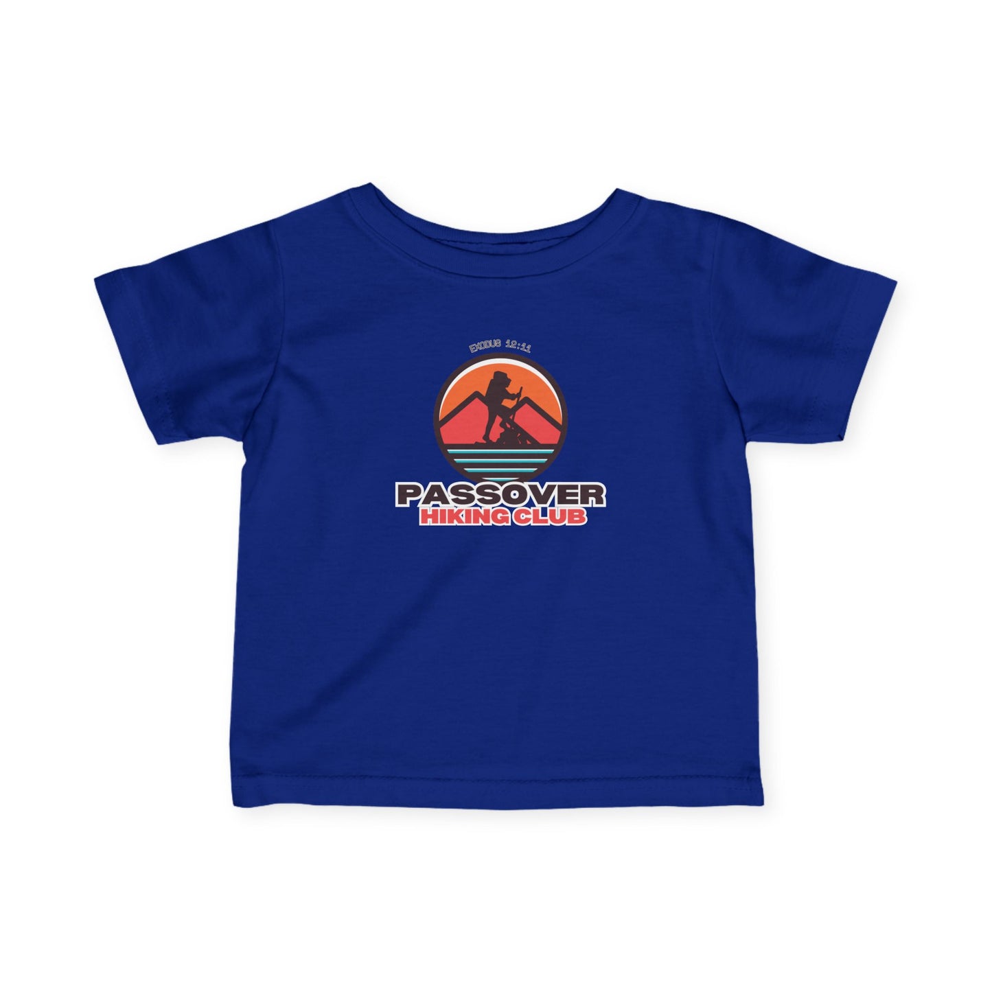Passover Hiking Club- Infant Fine Jersey Tee Bible Humor