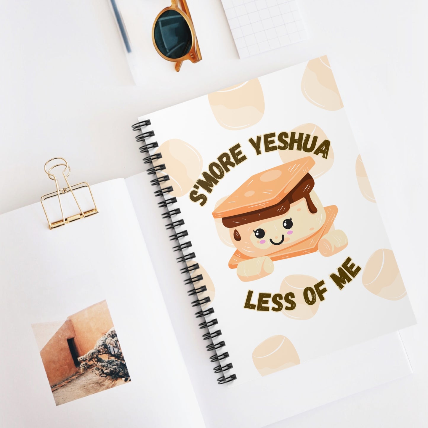 S'more Yeshua Less of Me Spiral Notebook - Ruled Line