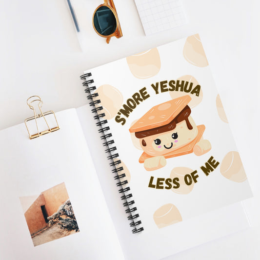 S'more Yeshua Less of Me Spiral Notebook - Ruled Line