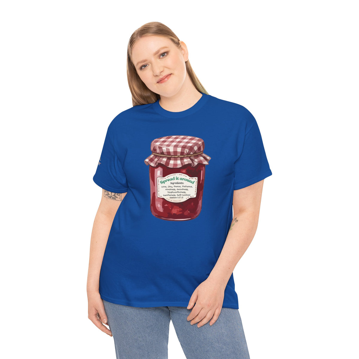 Fruit Of The Spirit Graphic Tee — Vintage Preserves "Spread it Around" T‑Shirt Galations