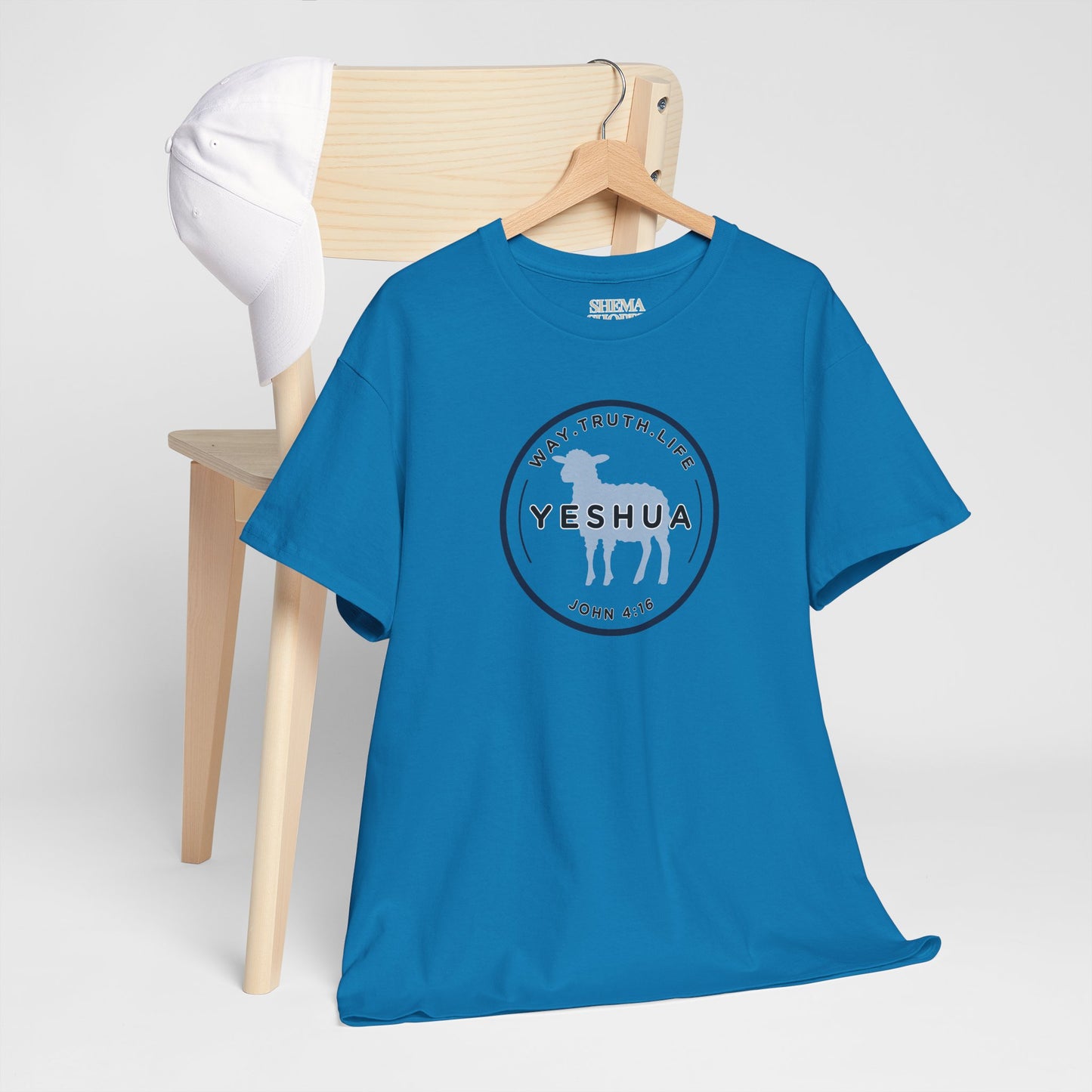 Yeshua 'Way, Truth, Life' Heavy Cotton Graphic Tee