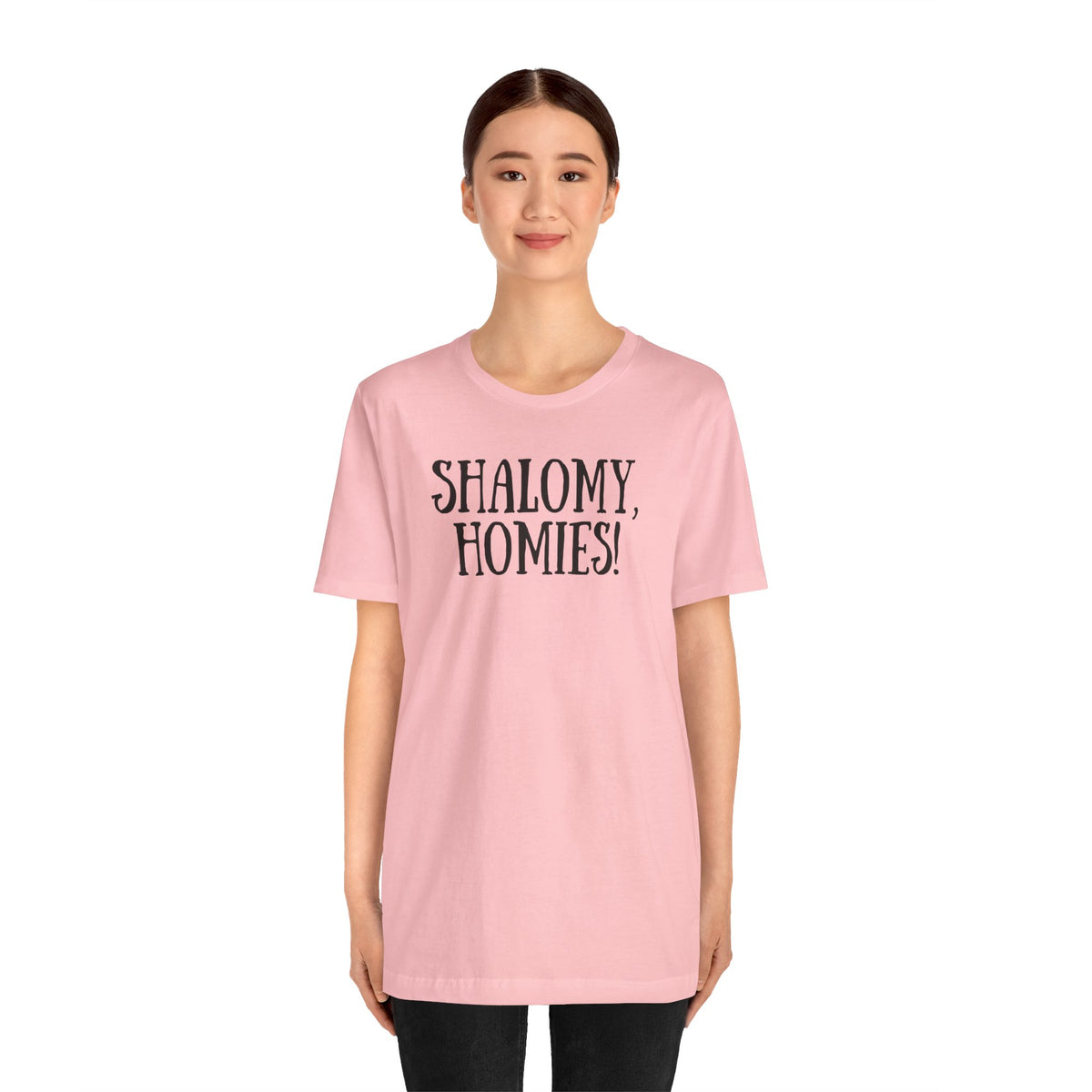 Shalomy Homies Tee - Funny Torah Obervant Greeting T-Shirt (Canada)