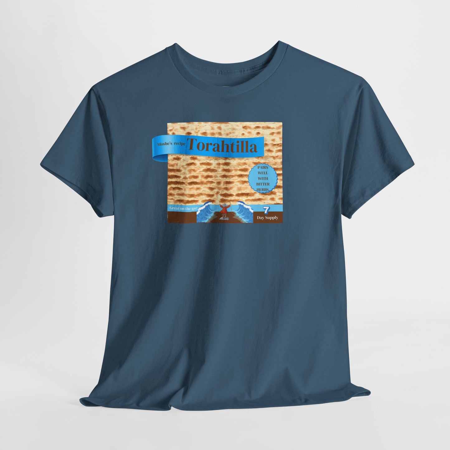 Passover Matzo Unisex Tee - Moshe's Recipe Torahtillas Cotton Funny Shirt