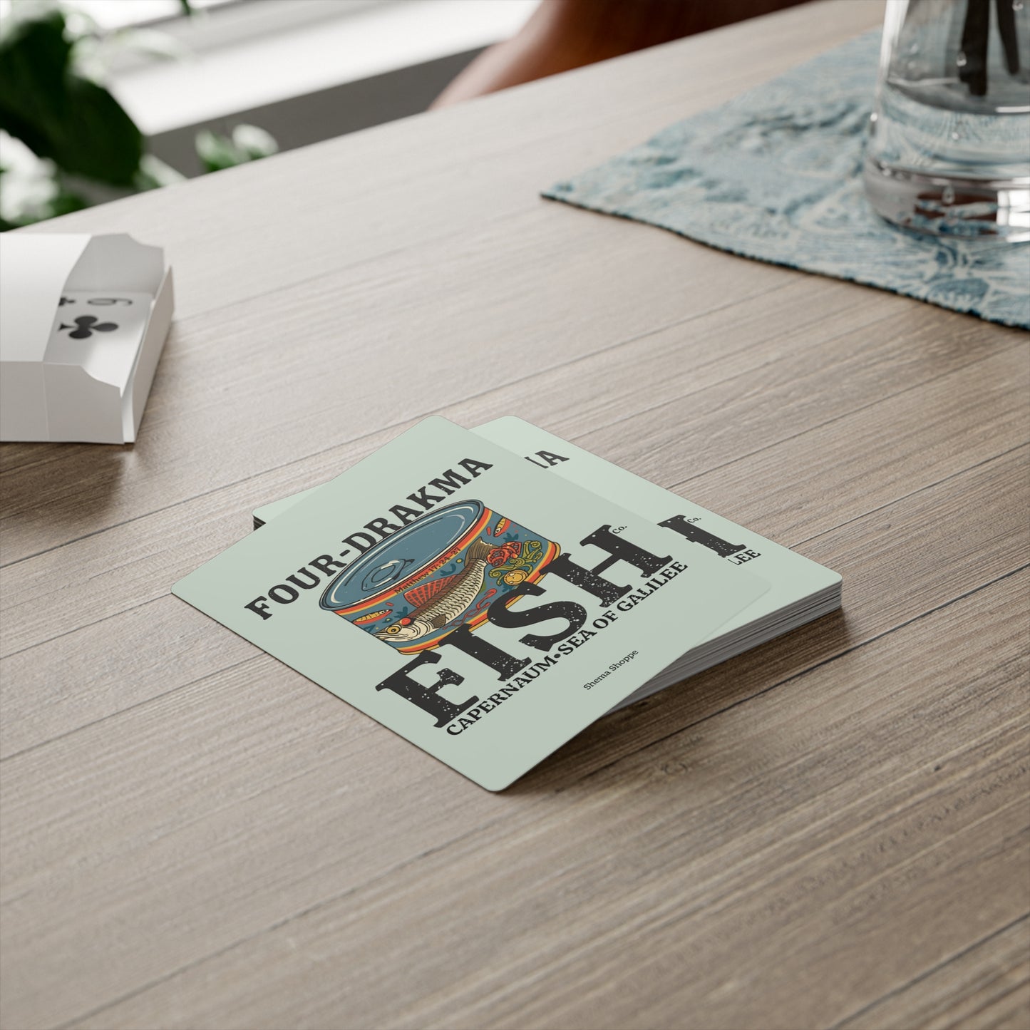 Four-Drachma Fish Co. Vintage Playing Cards Set