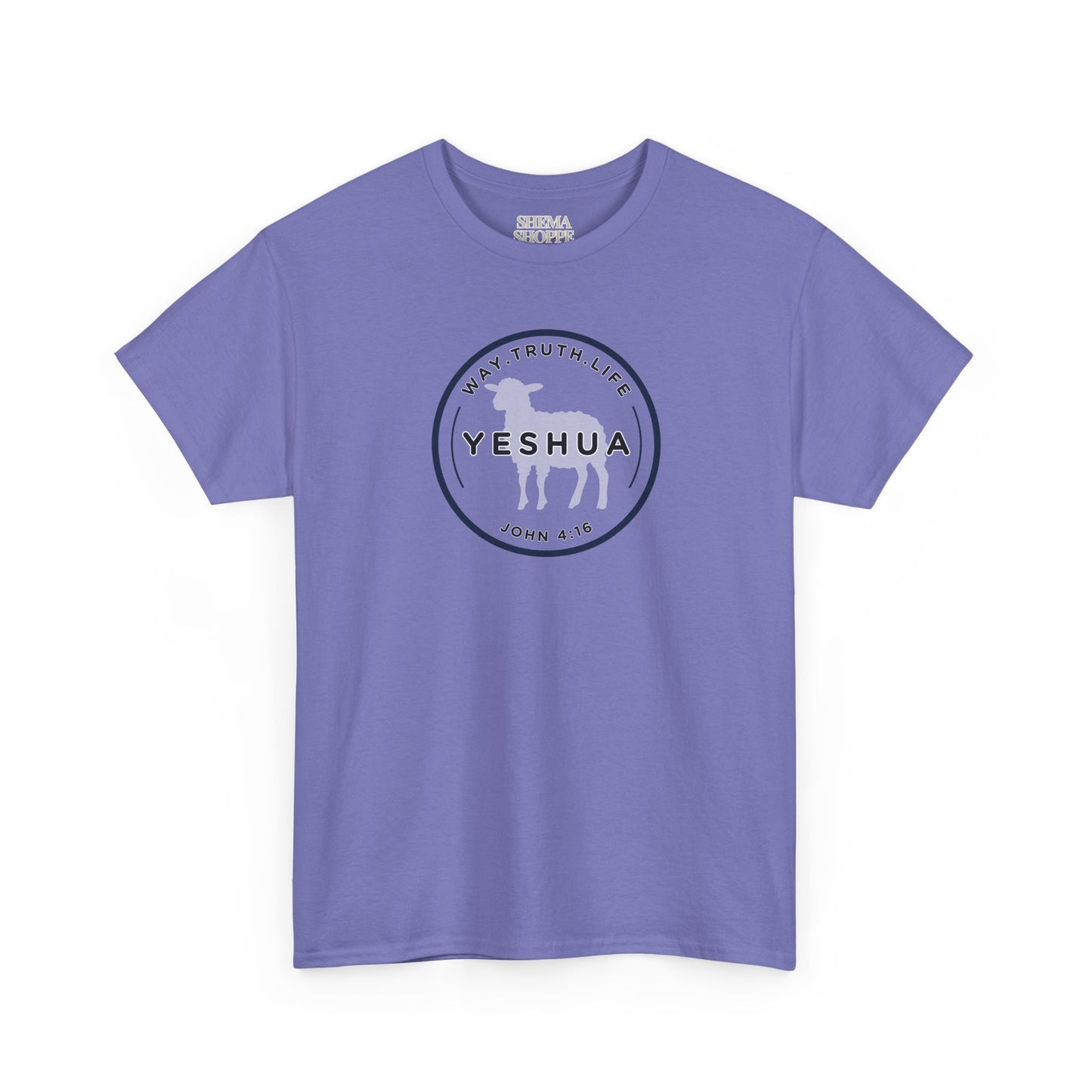 Yeshua 'Way, Truth, Life' Heavy Cotton Graphic Tee