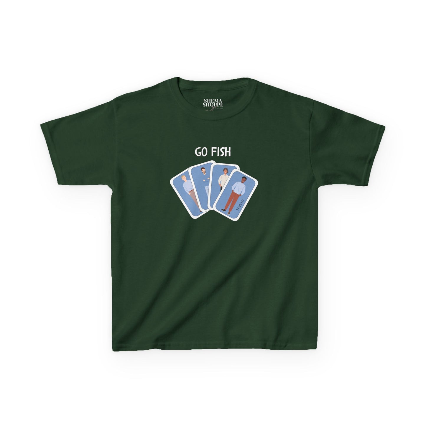 Fishers of Men Go Fish Bible Verse Kid's Cotton T-shirt