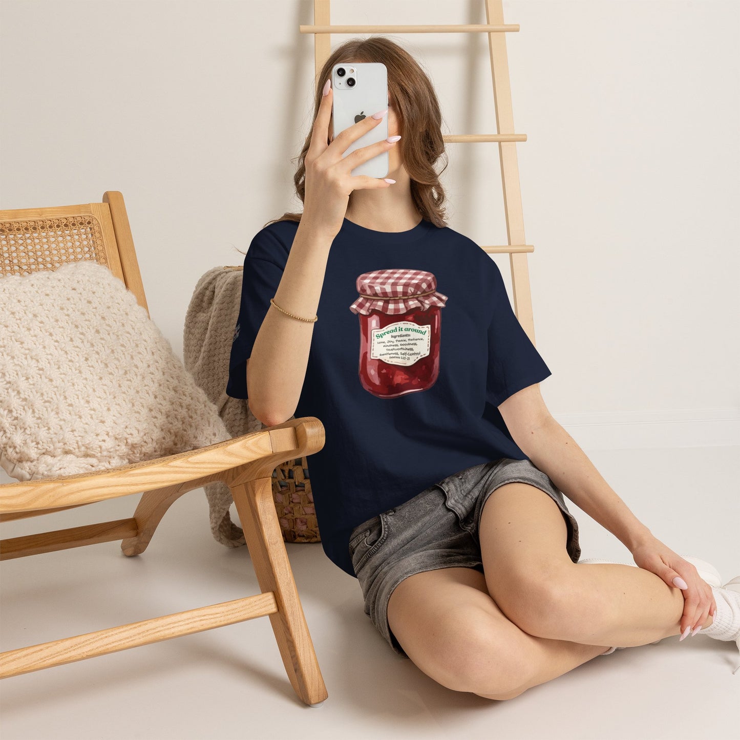 Fruit Of The Spirit Graphic Tee — Vintage Preserves "Spread it Around" T‑Shirt Galations
