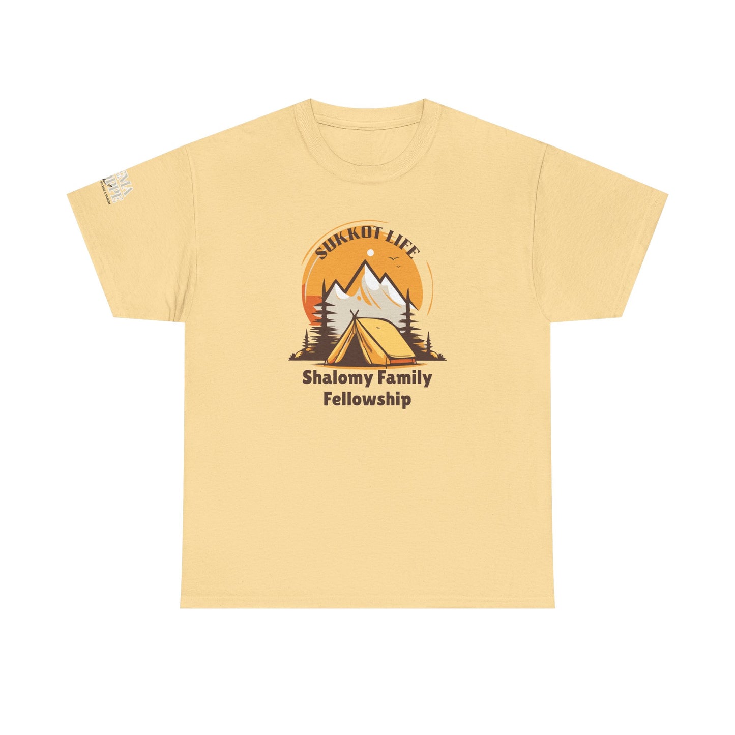 Sukkot Life Tee - Camping Biblical Feast Fellowship Shirt