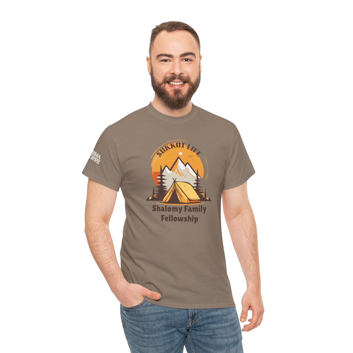 Personalized Sukkot Life Tee - Camping Biblical Feast Fellowship Shirt