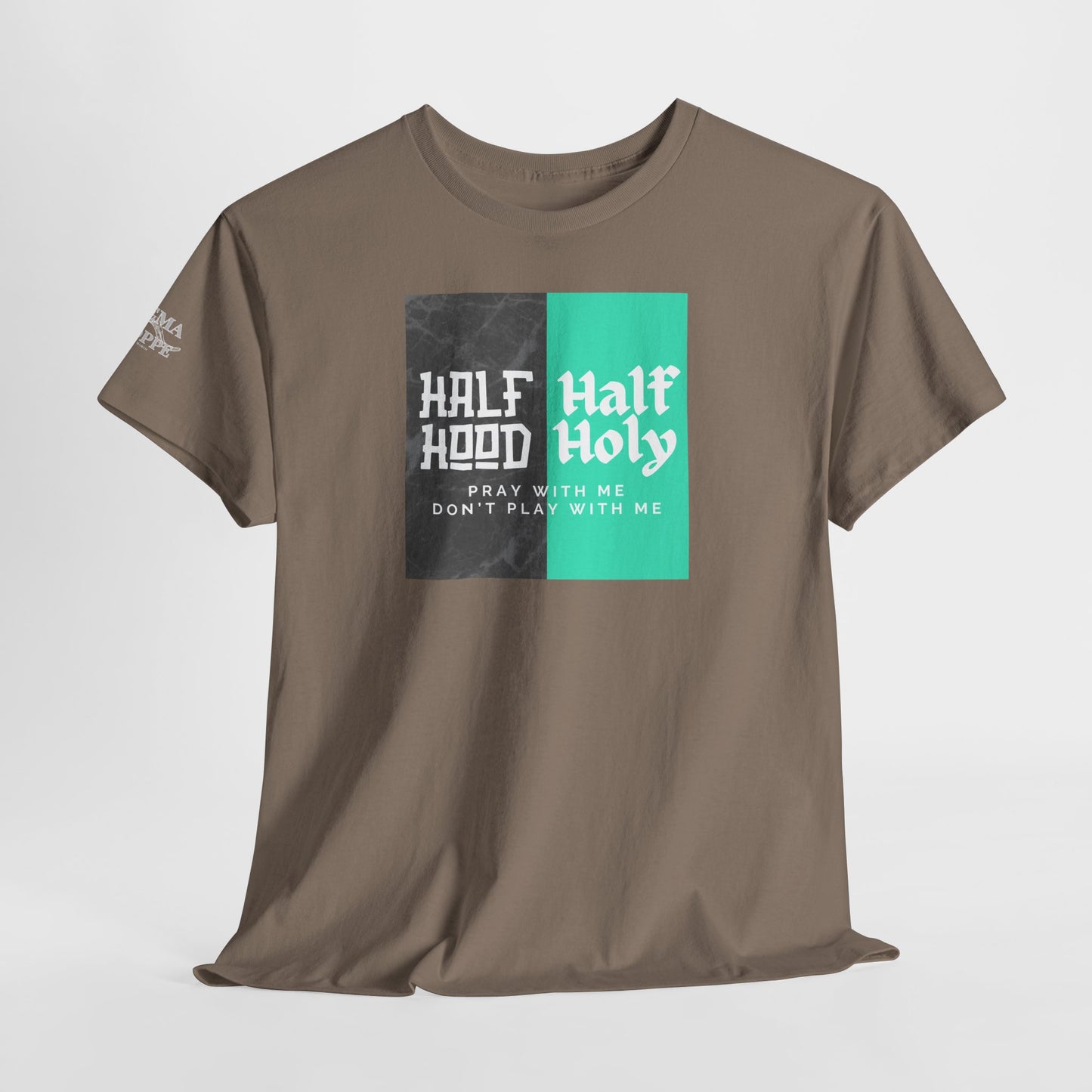 Half Hood/Half Holy Unisex Heavy Cotton Tee
