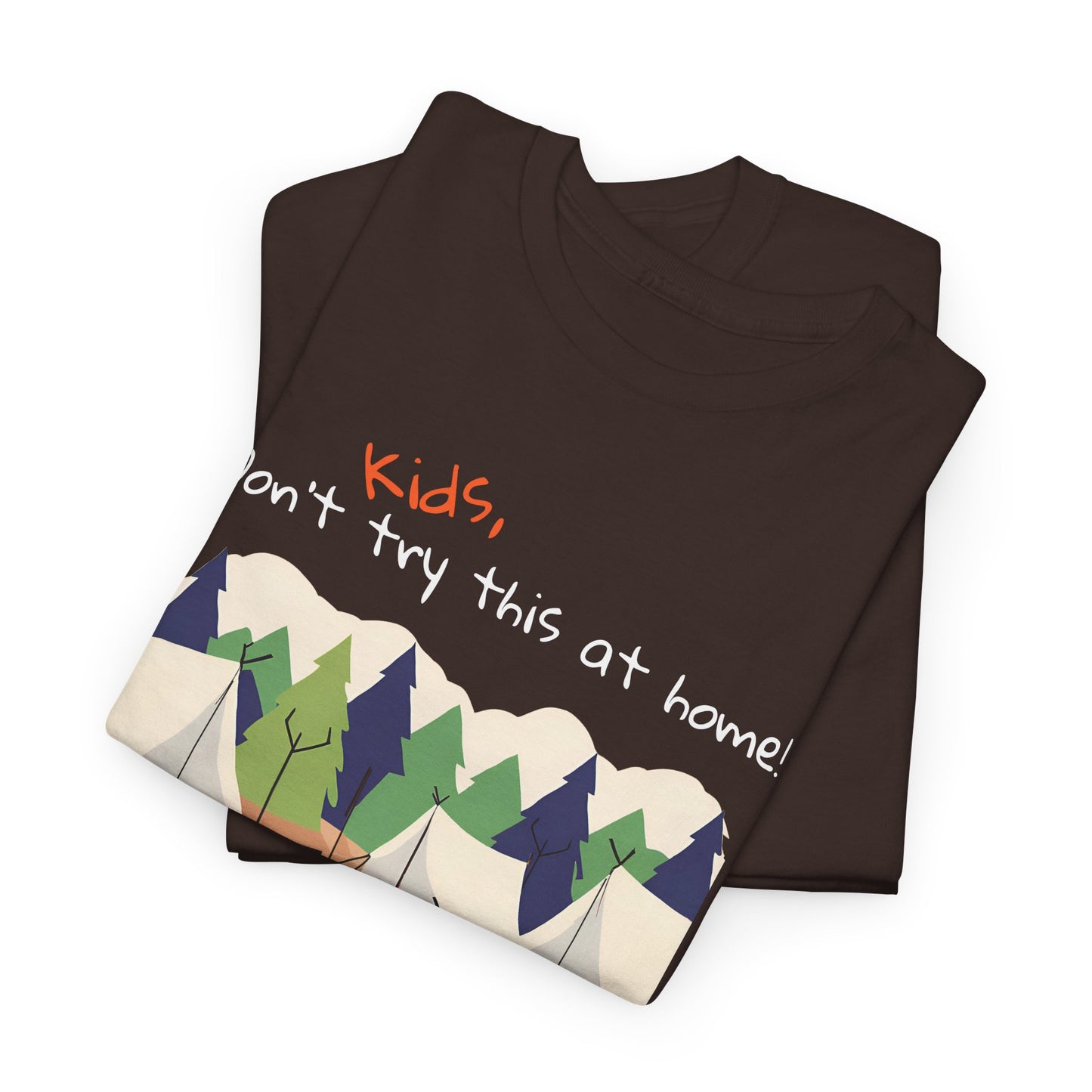 Kids, Don't Try This At Home Sukkot Shirt, dark colors