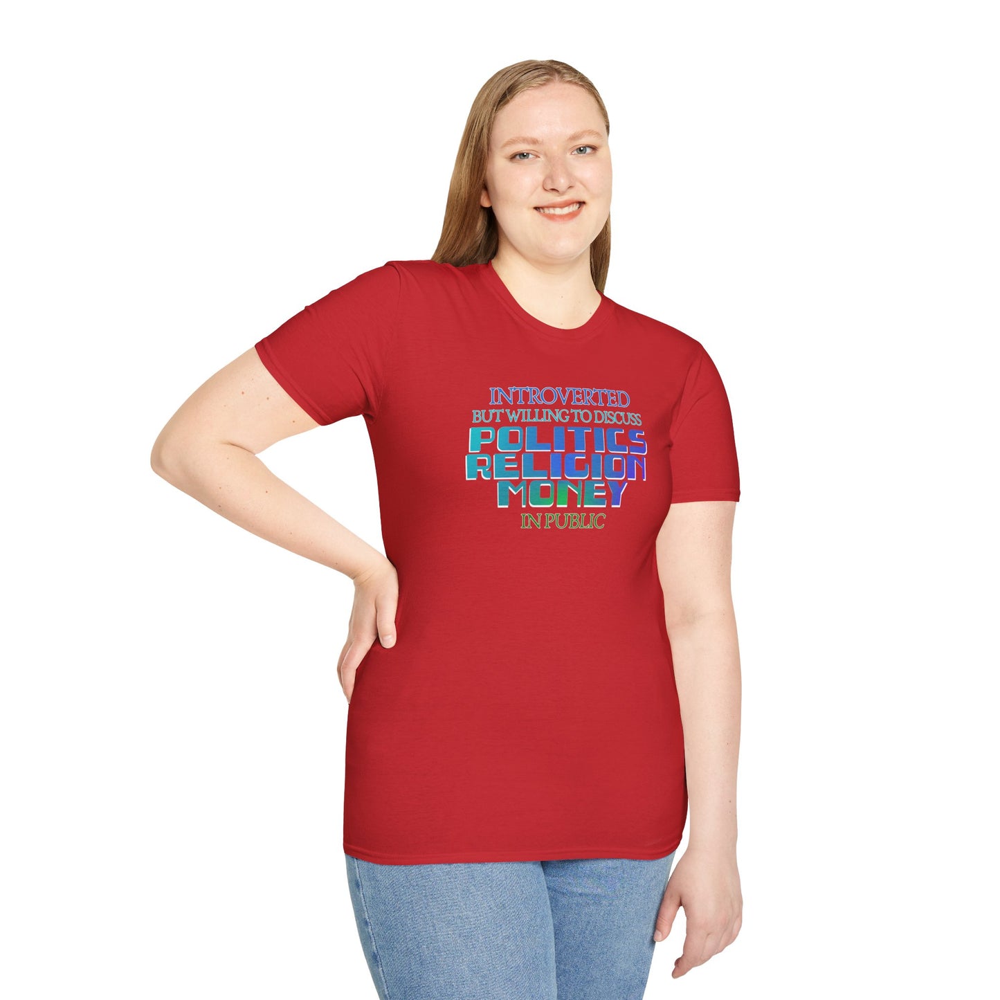Introverted Politics Religion Money T-Shirt