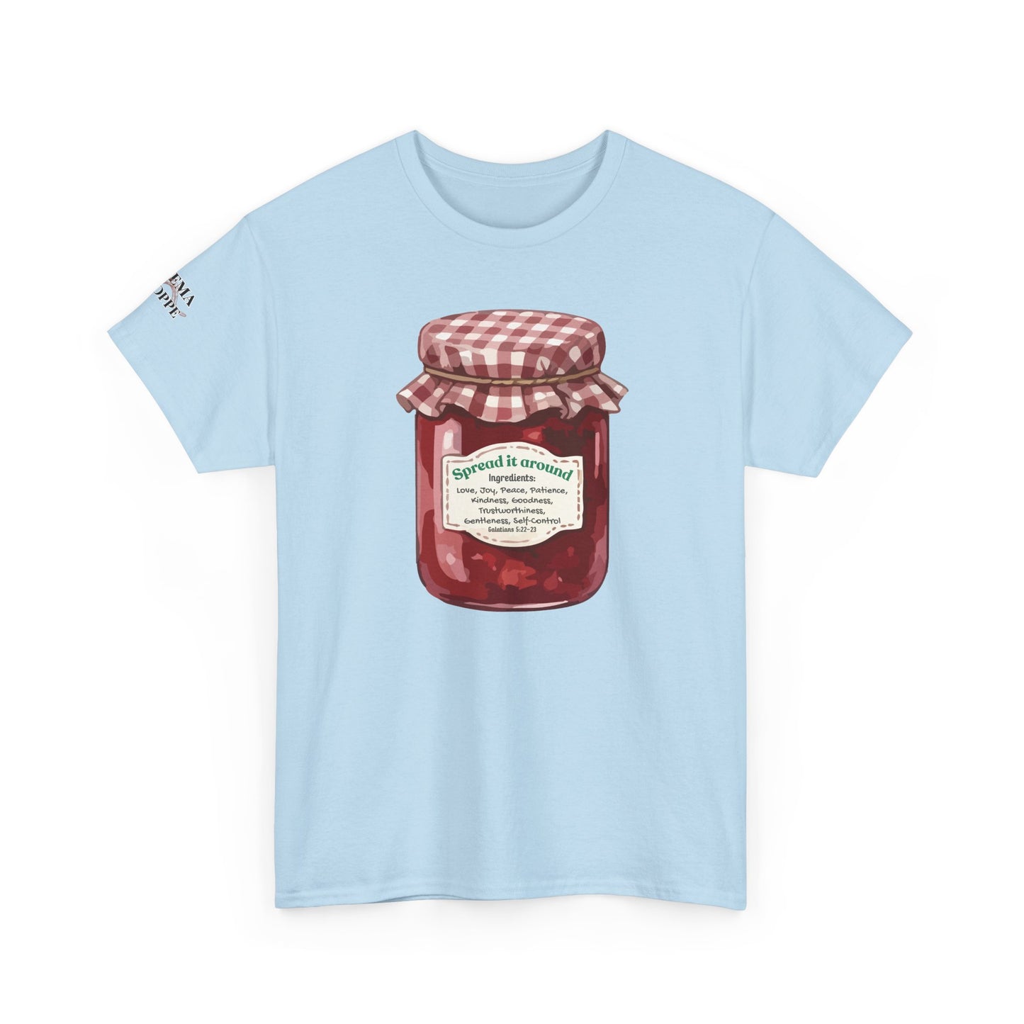 Fruit Of The Spirit Graphic Tee — Vintage Preserves "Spread it Around" T‑Shirt Galations
