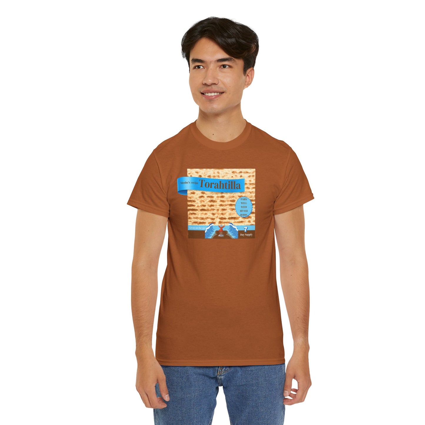 Passover Matzo Unisex Tee - Moshe's Recipe Torahtillas Cotton Funny Shirt