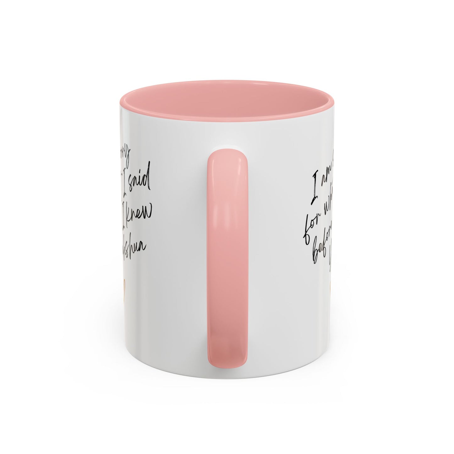 I'm Sorry (Yahshua) Accent Coffee Mug (11, 15oz)