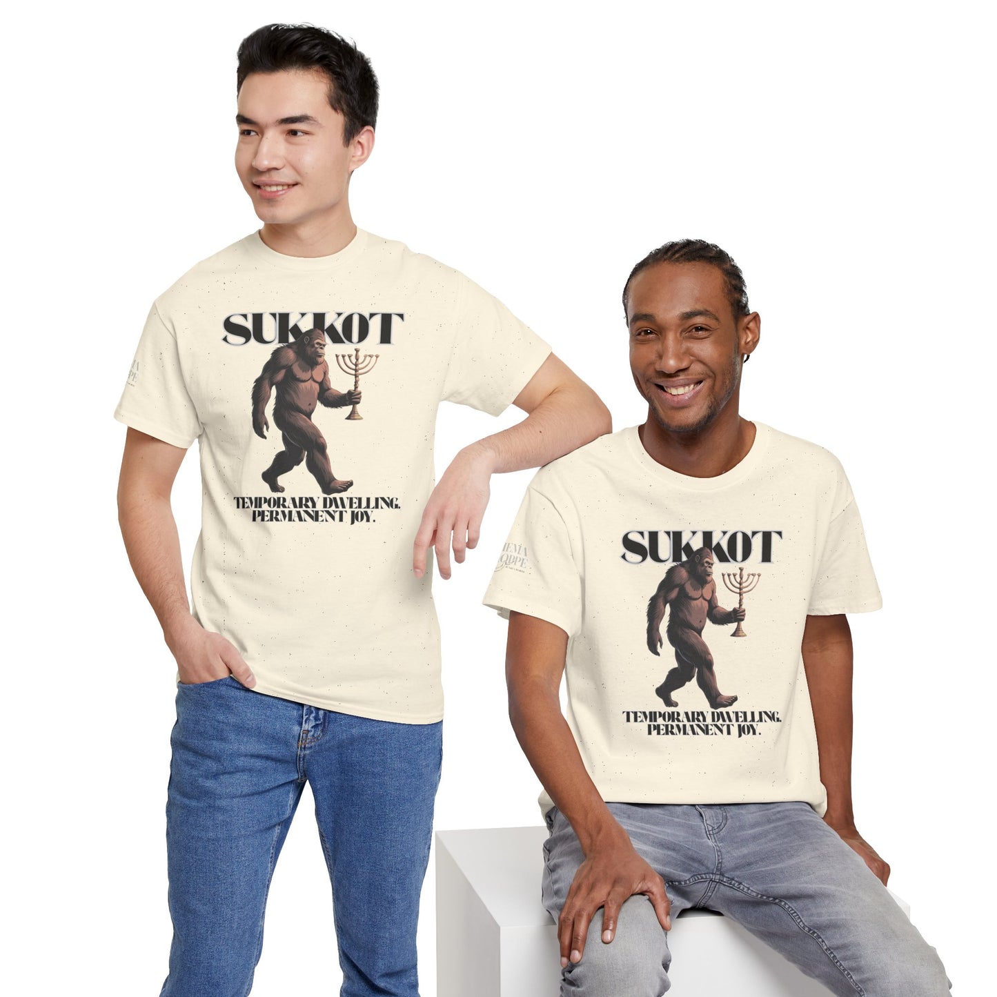Sukkot Bigfoot Menorah Legendary Joy Shirt