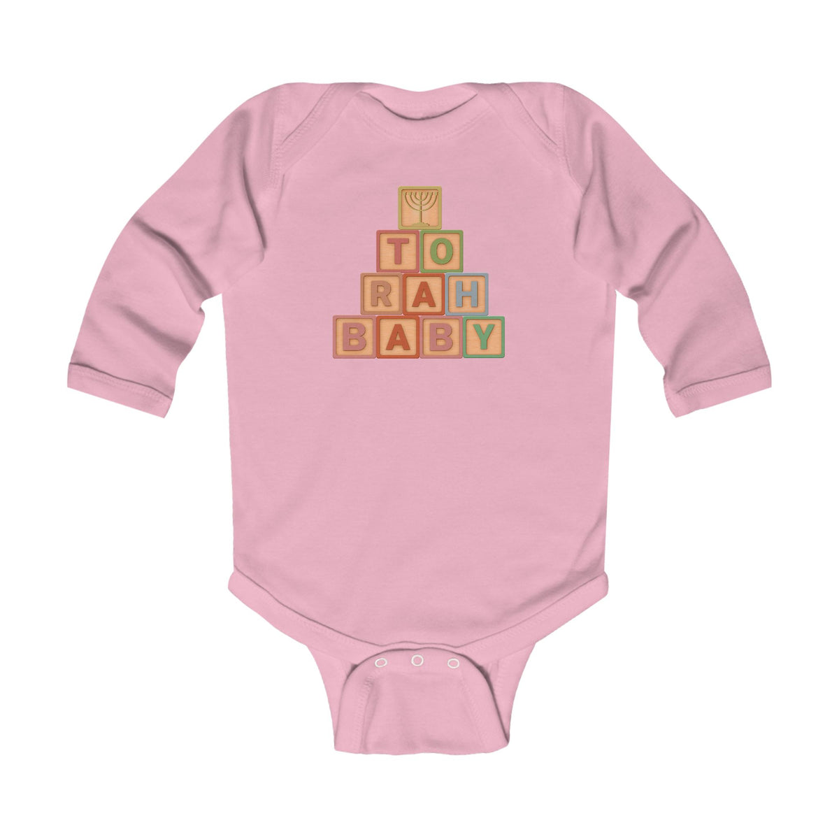 Torah Baby Blocks- Infant Long Sleeve Bodysuit