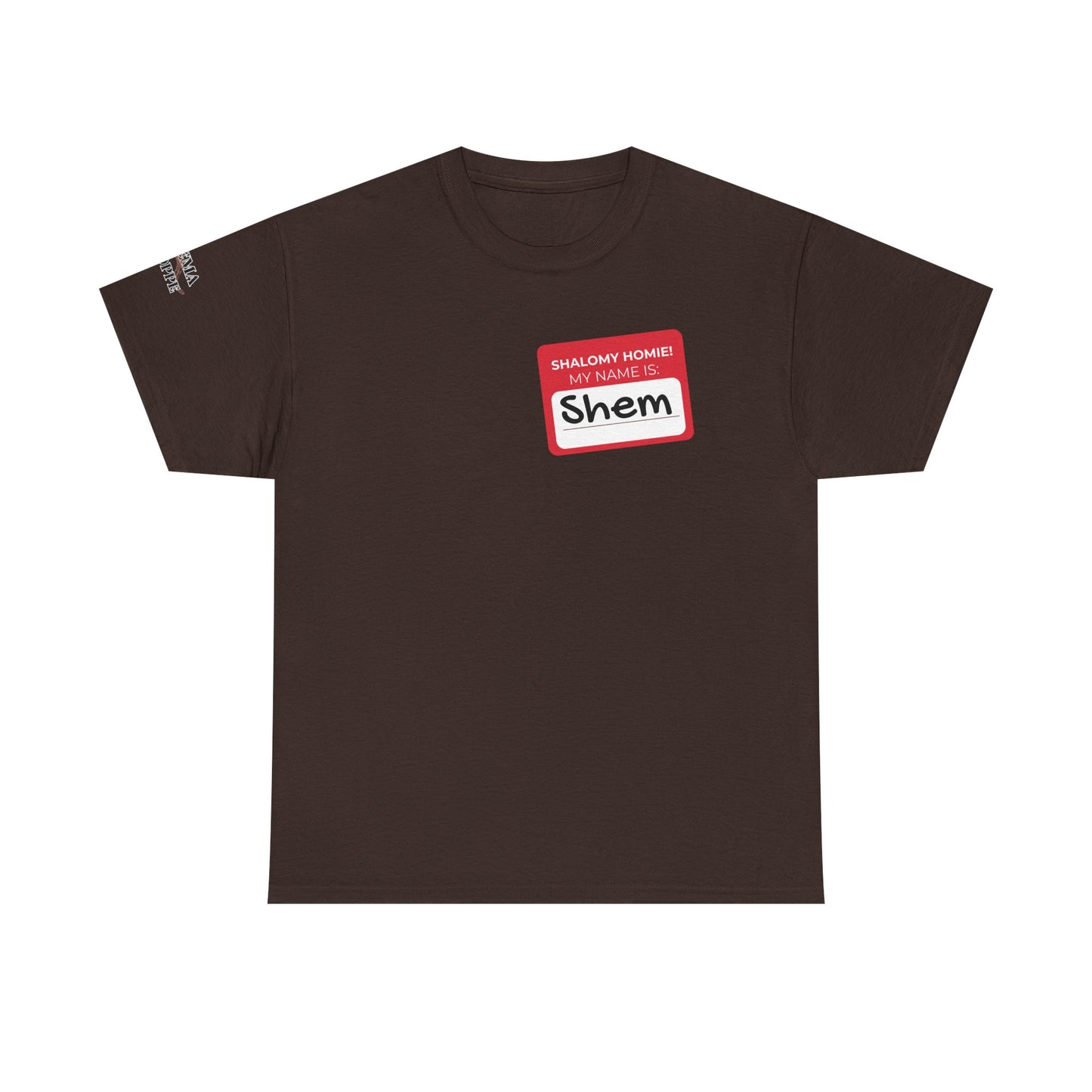 Personalizable Shalomy Homies! Name Tag Unisex Heavy Cotton Tee