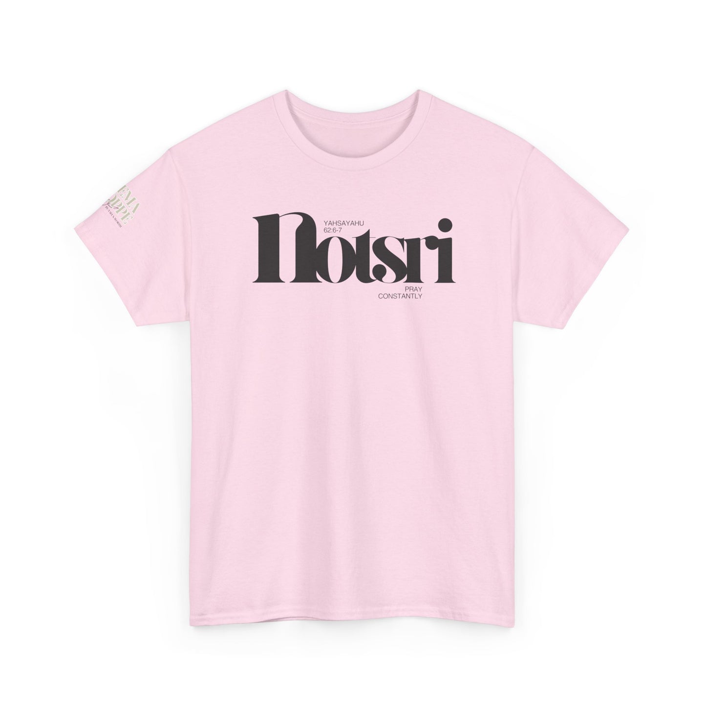 Notsri Minimalist Logo Tee Watchman Shirt