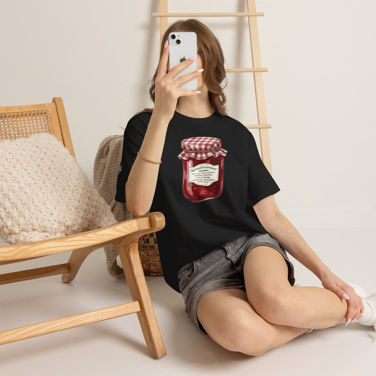 Fruit Of The Spirit Graphic Tee — Vintage Preserves "Spread it Around" T‑Shirt Galations