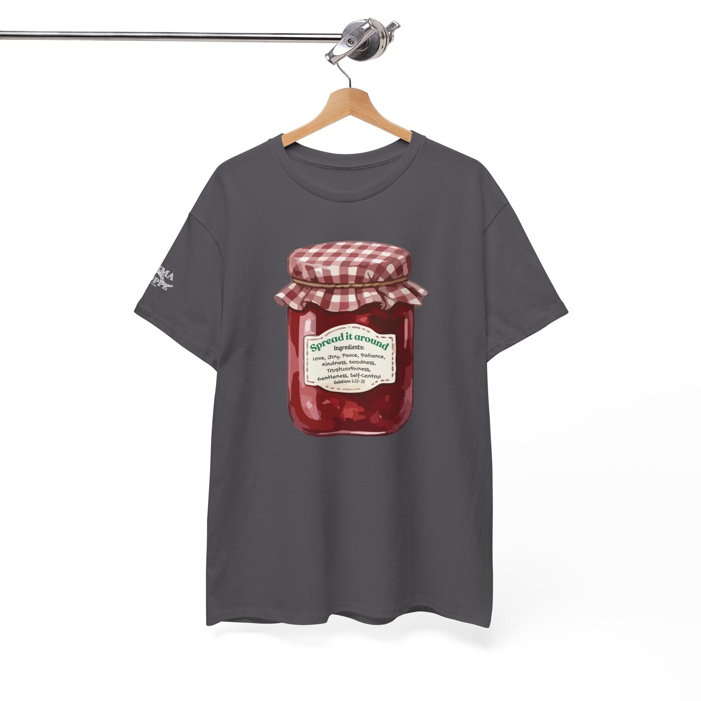 Fruit Of The Spirit Graphic Tee — Vintage Preserves "Spread it Around" T‑Shirt Galations
