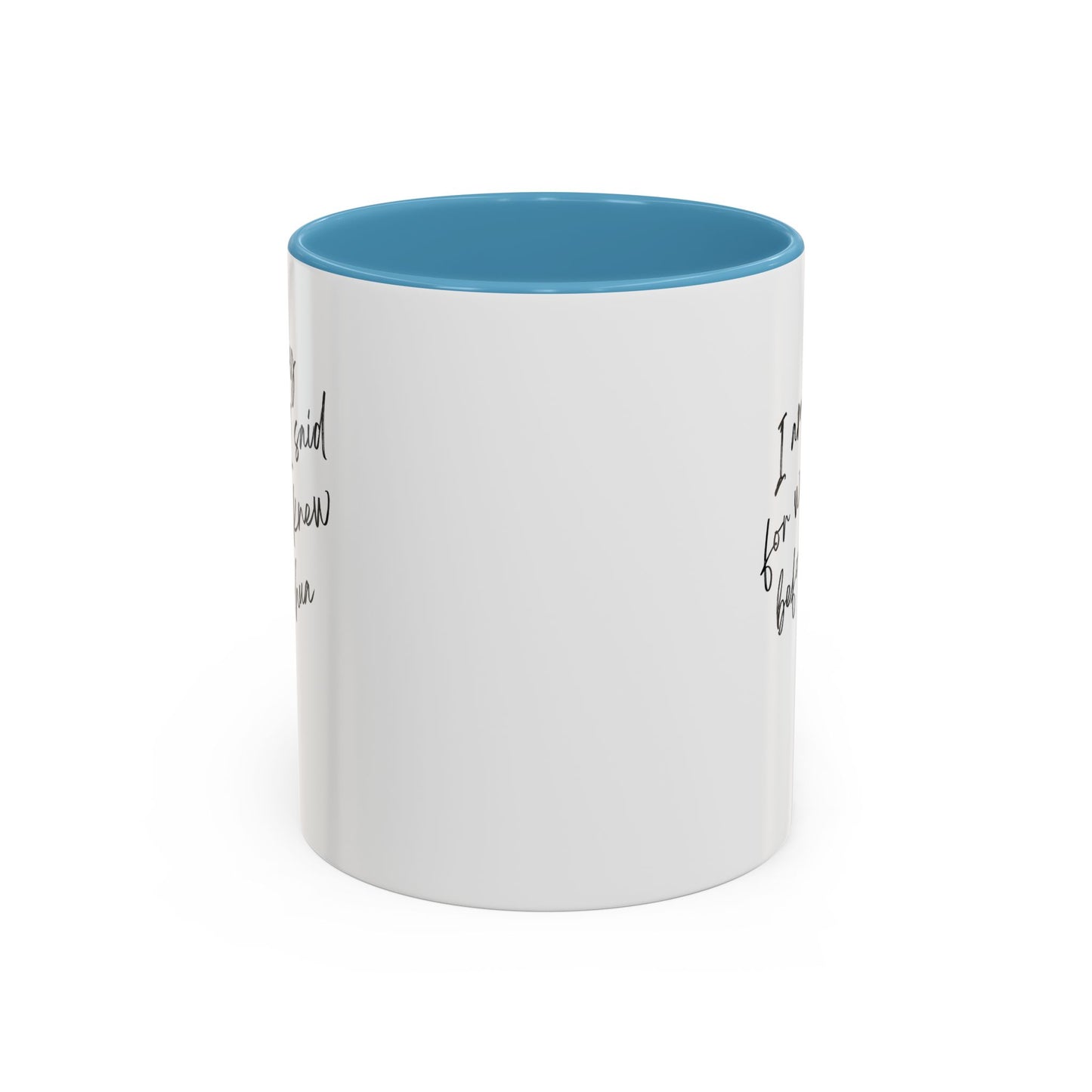I'm Sorry (Yeshua) Accent Coffee Mug (11, 15oz)