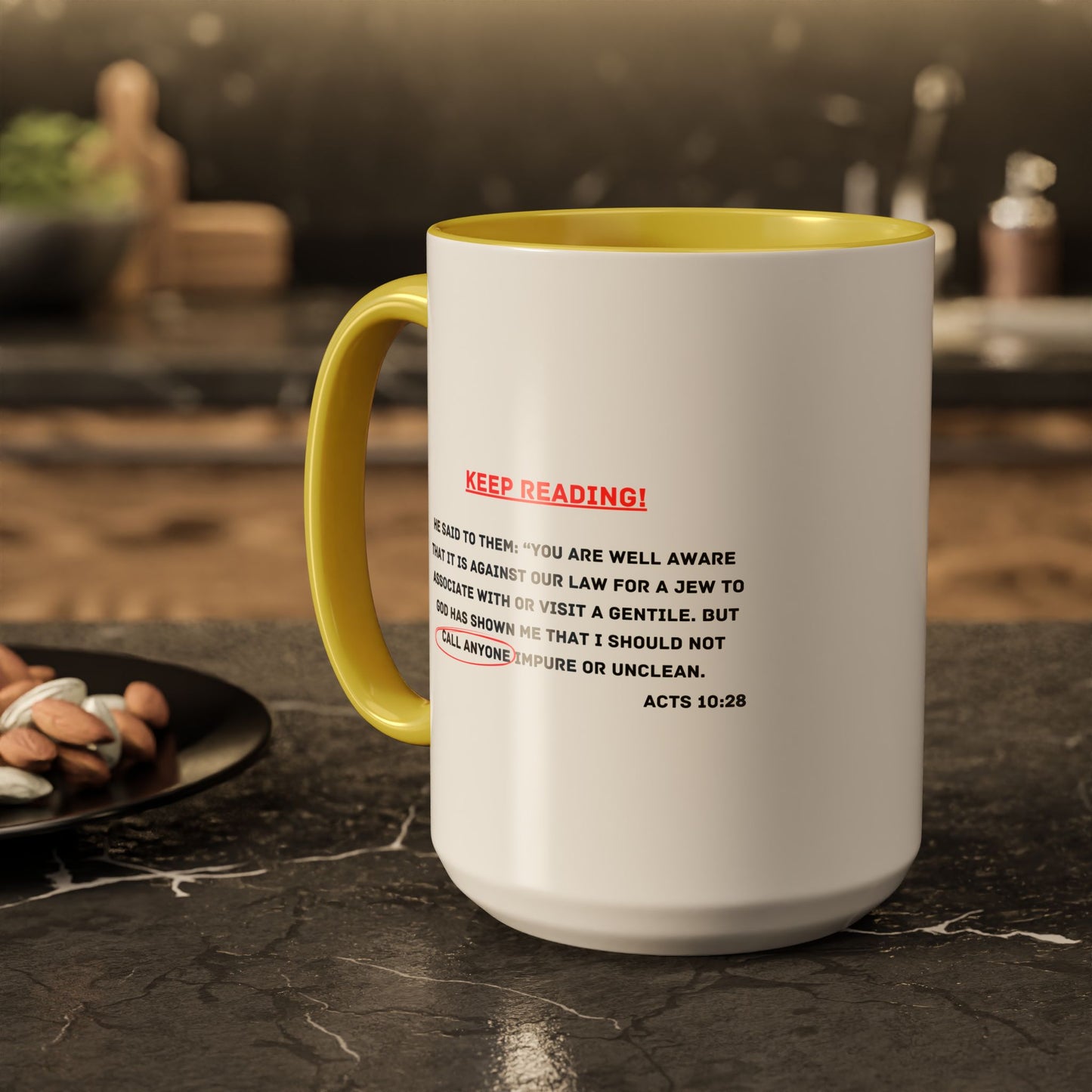 Straight Outta Context Mug, 11oz or 15oz Color Pop