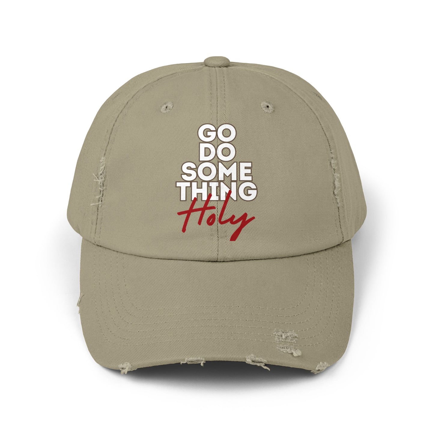 Go Do Something Holy Distressed Cap