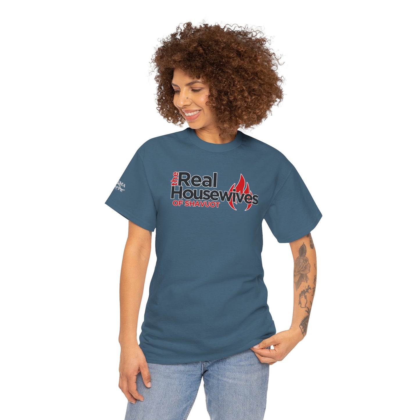The Real Housewives of Shavuot Flames T‑Shirt Feast of Weeks Biblical Feast