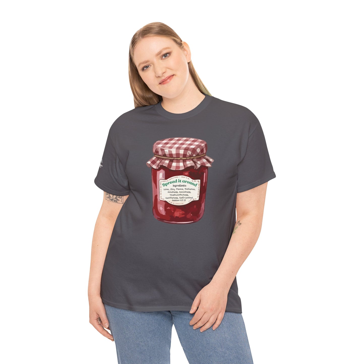 Fruit Of The Spirit Graphic Tee — Vintage Preserves "Spread it Around" T‑Shirt Galations