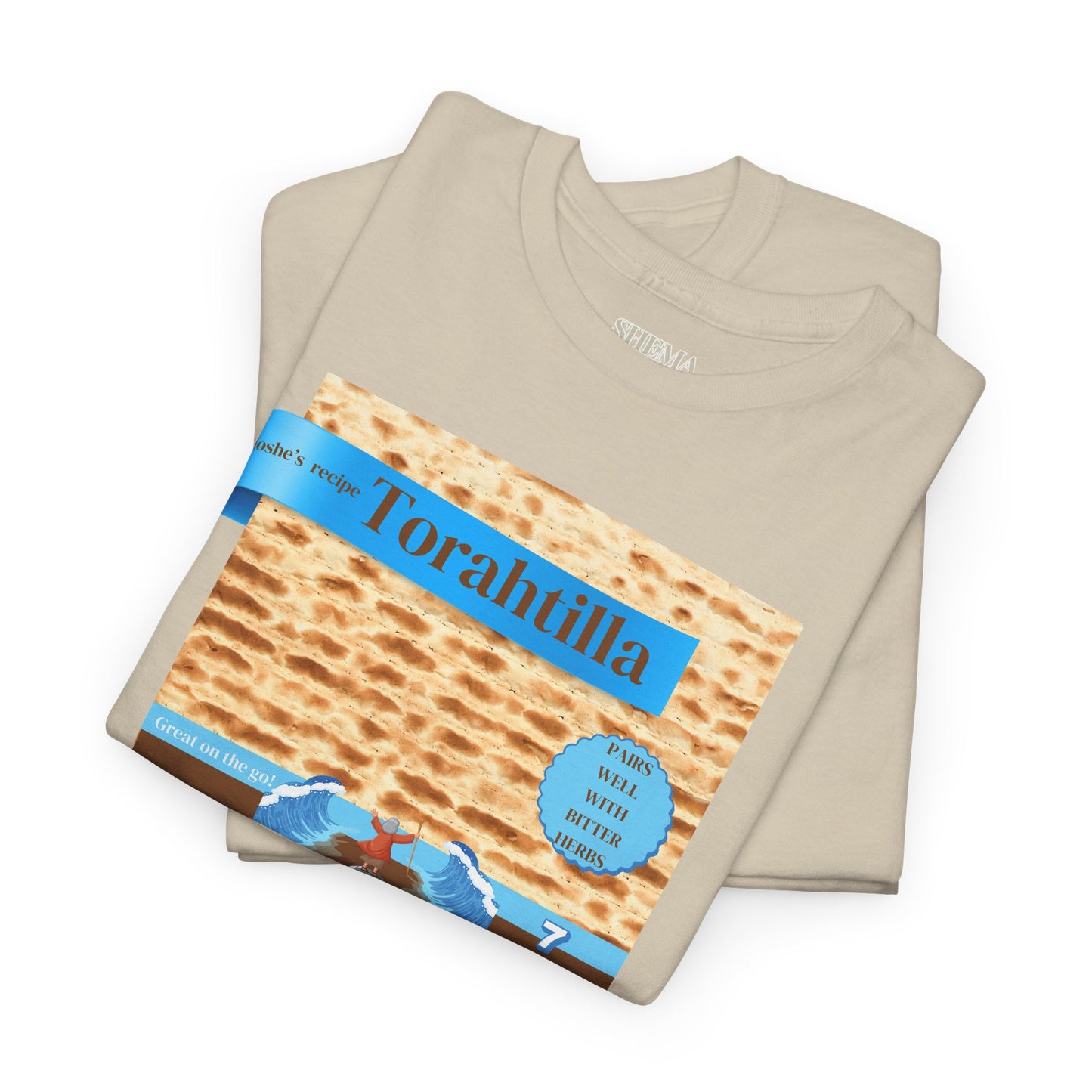 Passover Matzo Unisex Tee - Moshe's Recipe Torahtillas Cotton Funny Shirt