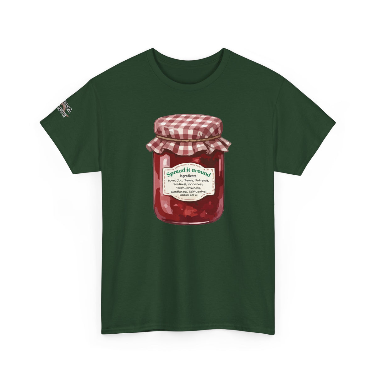 Fruit Of The Spirit Graphic Tee — Vintage Preserves "Spread it Around" T‑Shirt Galations