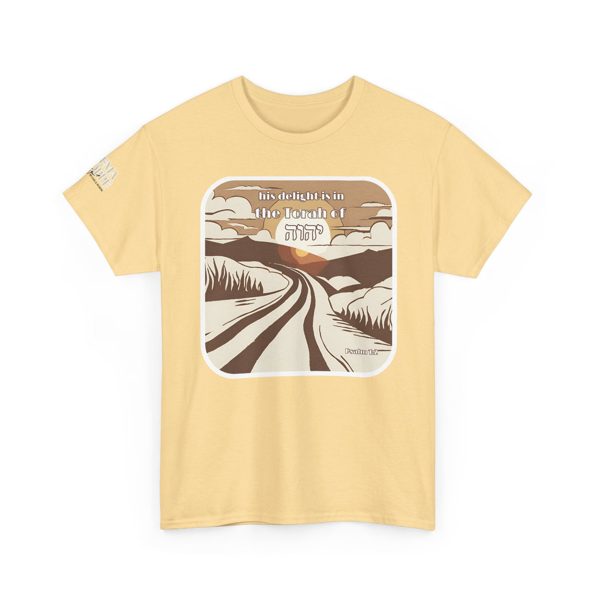 His Delight Vintage Narrow Path Shirt Psalm 1:2