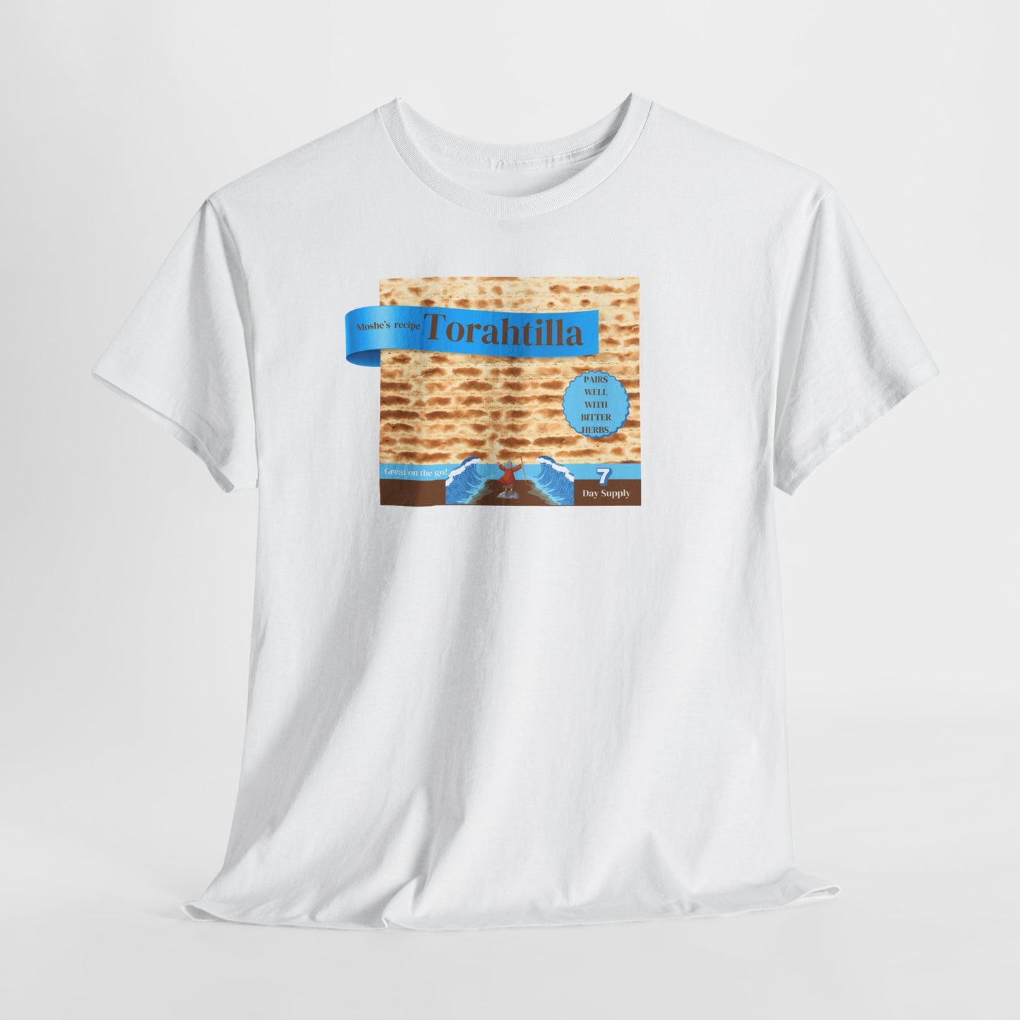 Passover Matzo Unisex Tee - Moshe's Recipe Torahtillas Cotton Funny Shirt