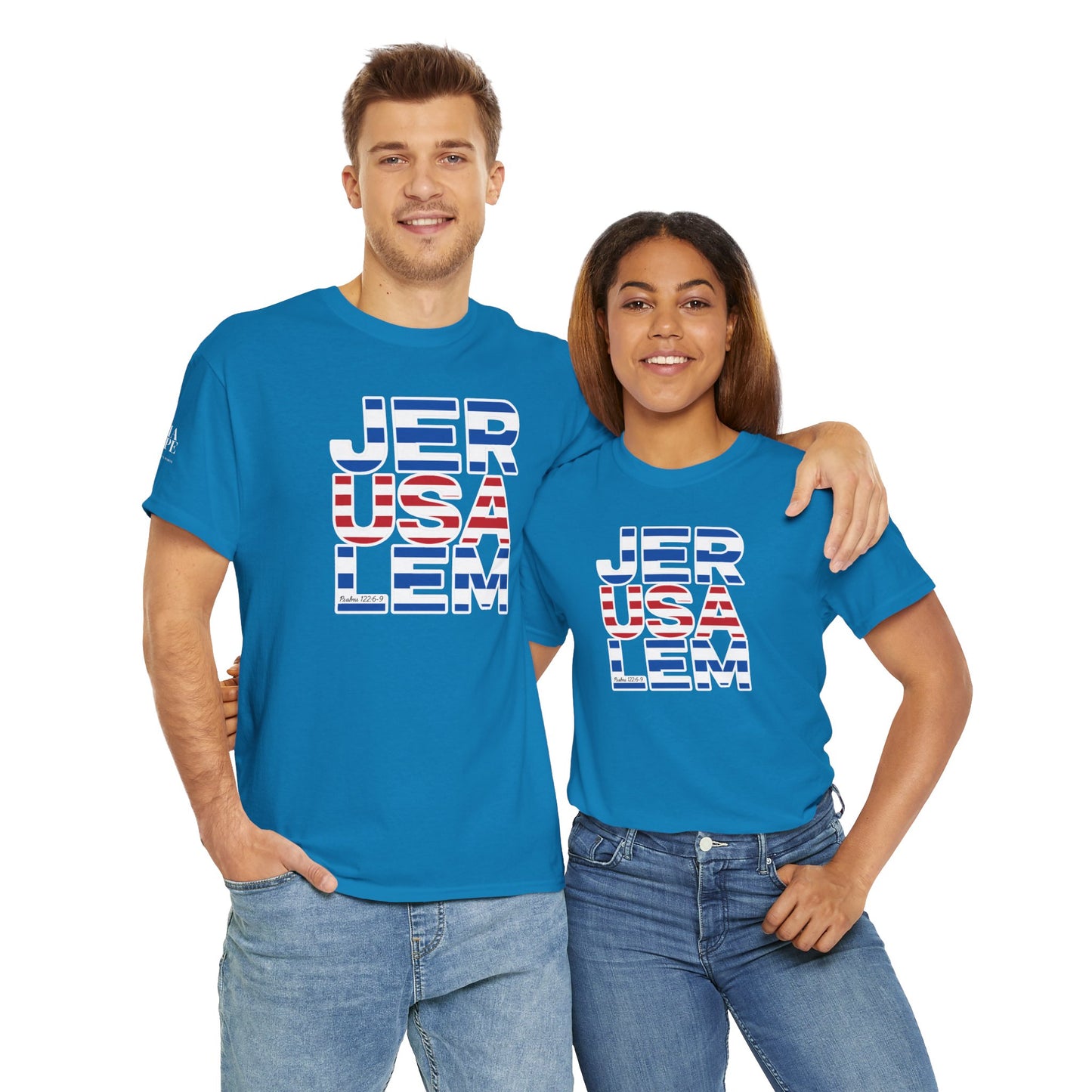 JerUSAlem Psalms 122:6-9 Unisex Tee Patriotic T-Shirt Solidarity
