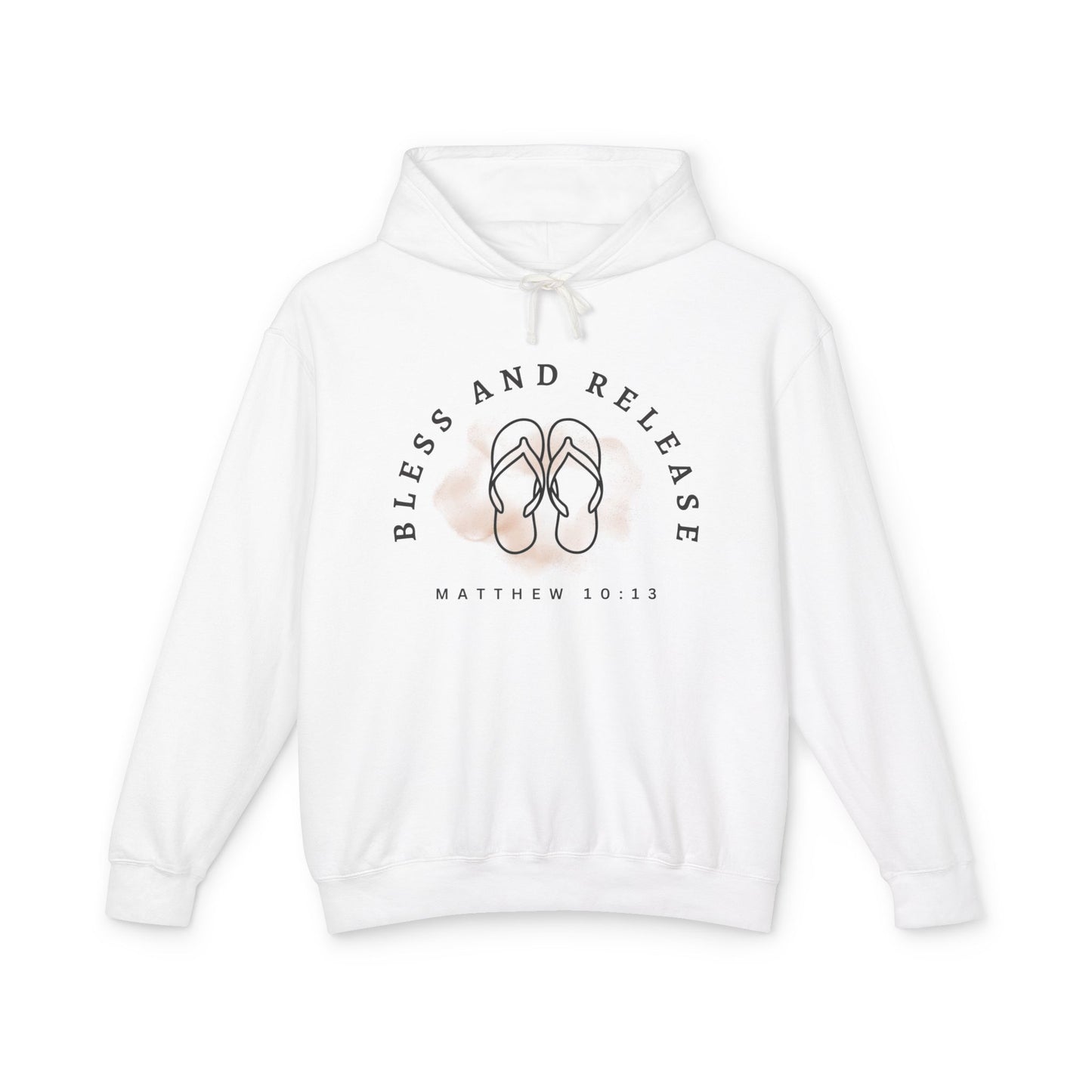 Bless and Release Unisex Lightweight 100% Cotton Hooded Sweatshirt